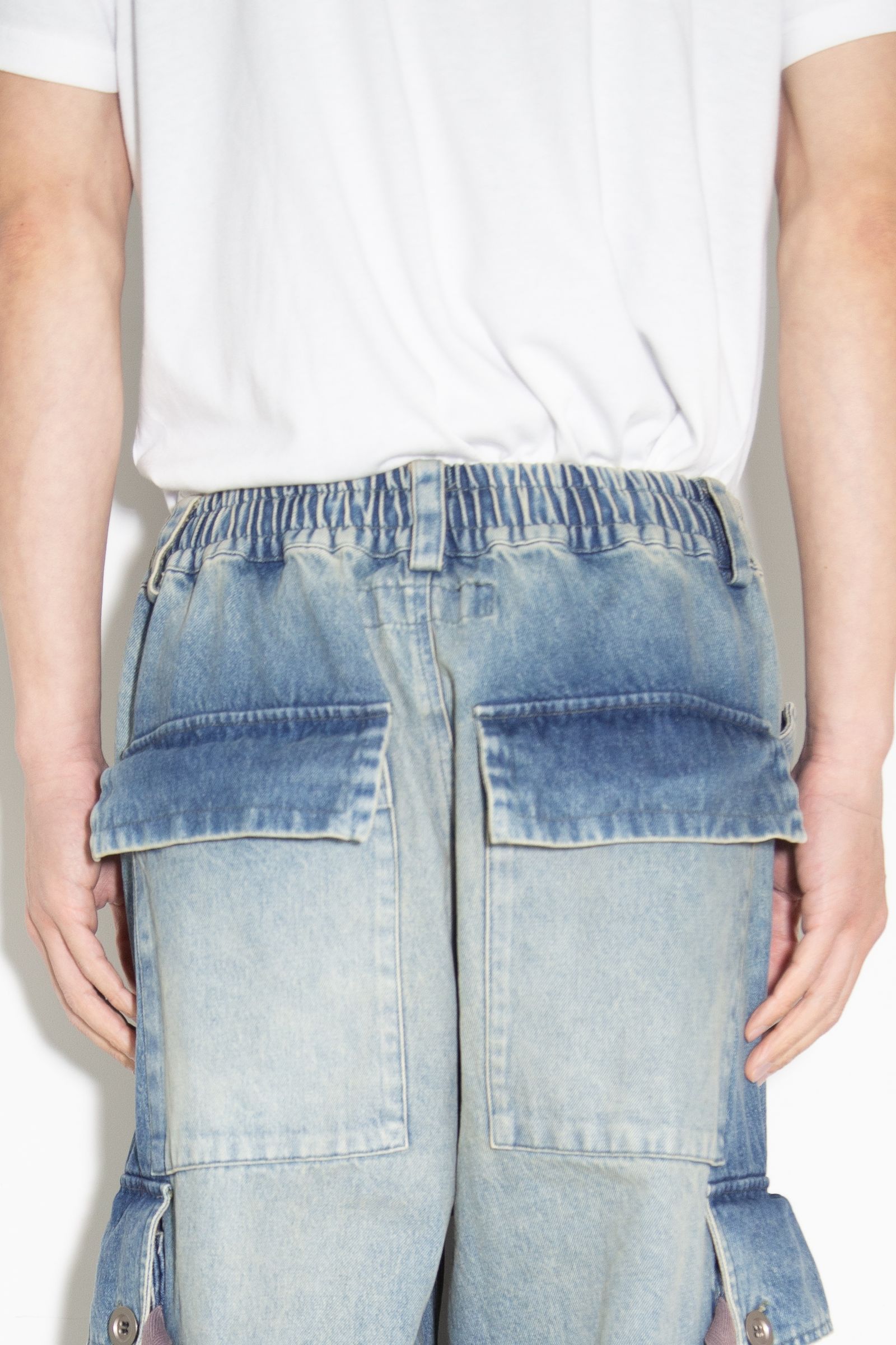 ヴィンテージデニムワイドパンツ / VintageDenim Wide Pants / ブルー / ag-8062