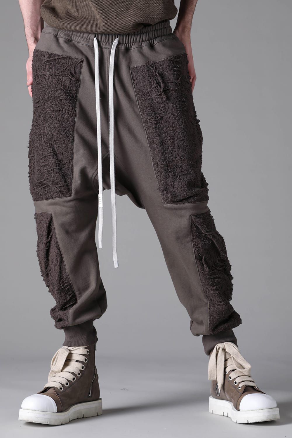 Paneled Sarouel Easy Pants