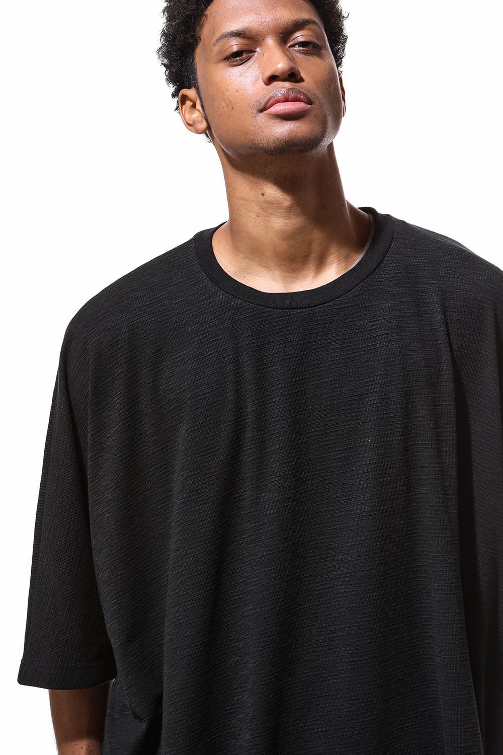 サーフニットタックドルマンTシャツ / Tuck Dolman Tee / ブラック / ag-9078