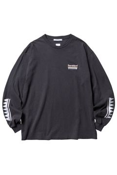 TRIBAL L/S TEE / ブラック