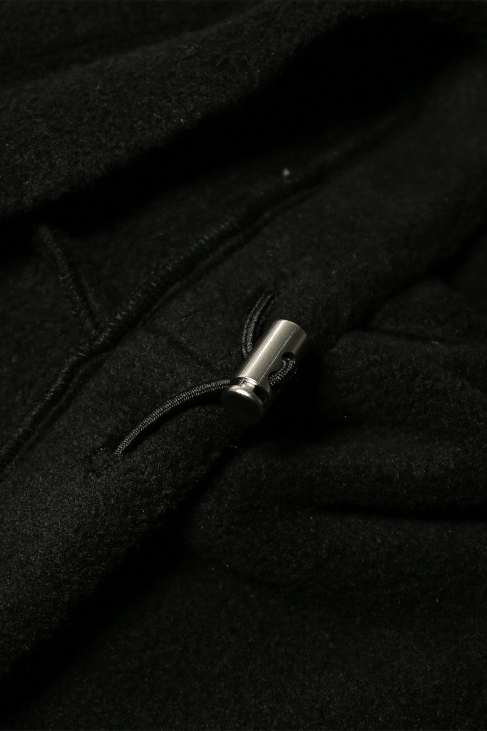 フリースハーフジップフーディー / Fleece Hoodie / ブラック / ag-10085-1