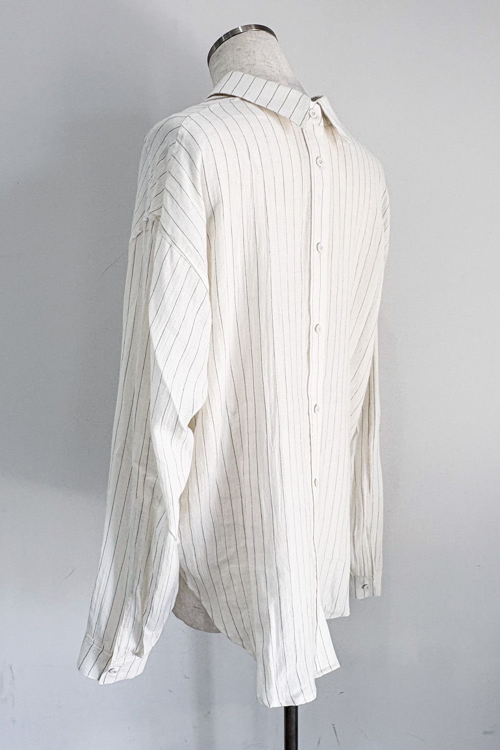 BACK FACE SHIRT / ホワイトストライプ
