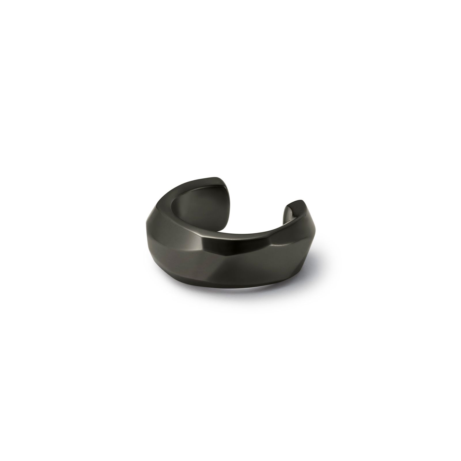 Crockery Ring Ear Cuff / ブラック