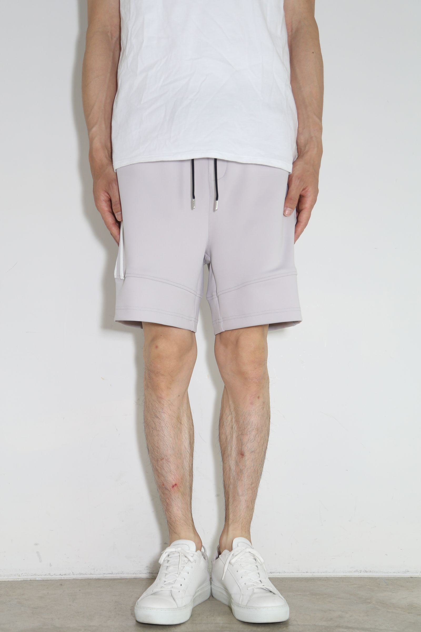 TYLER LINE SHORTS / グレー×ホワイト