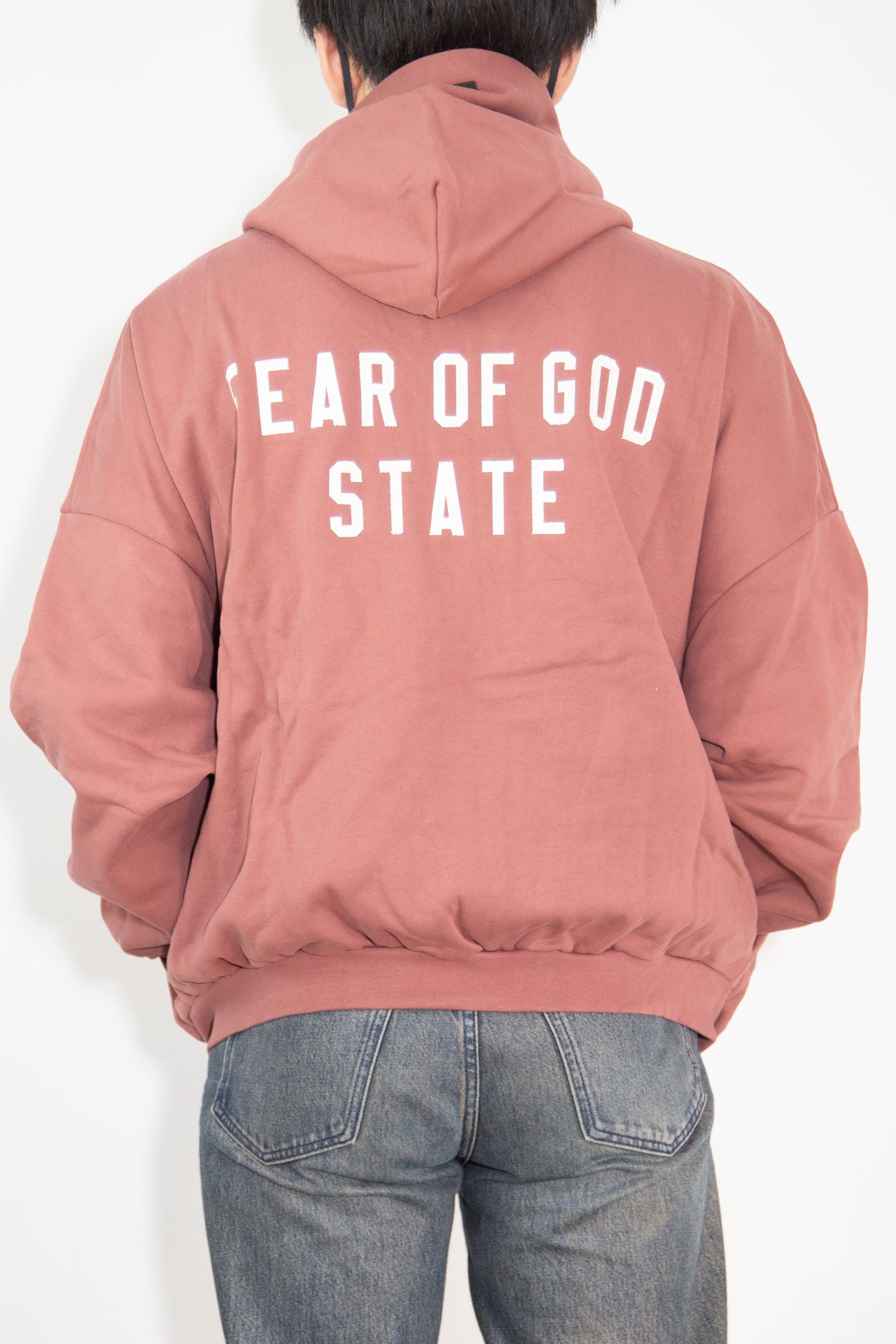 【新品タグ付き】Fear of God Hooded Raincoat Buy Fear of God men green reflective hooded coat for $530