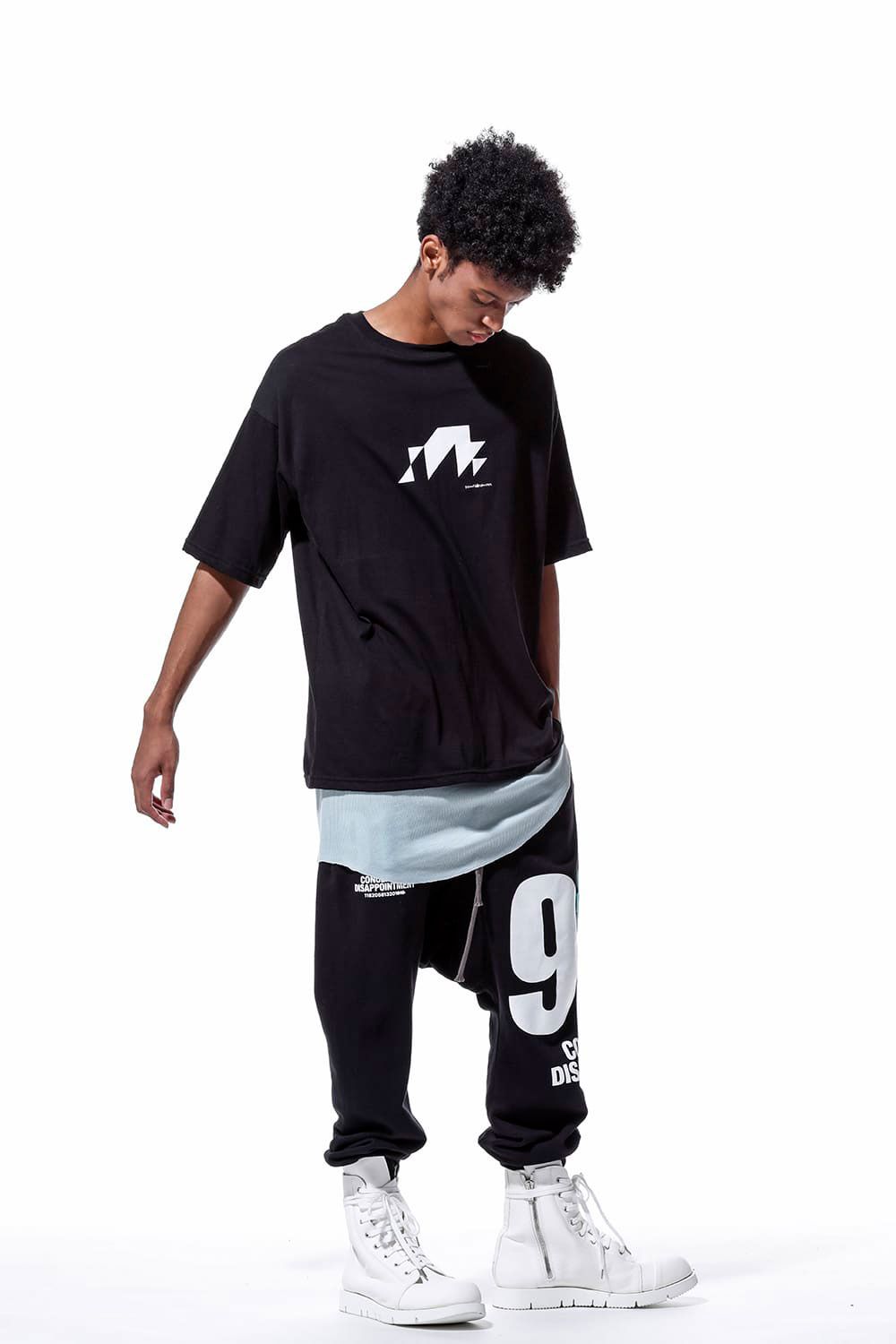 A.F ARTEFACT - 919ナンバープリントオーバーサイズTシャツ