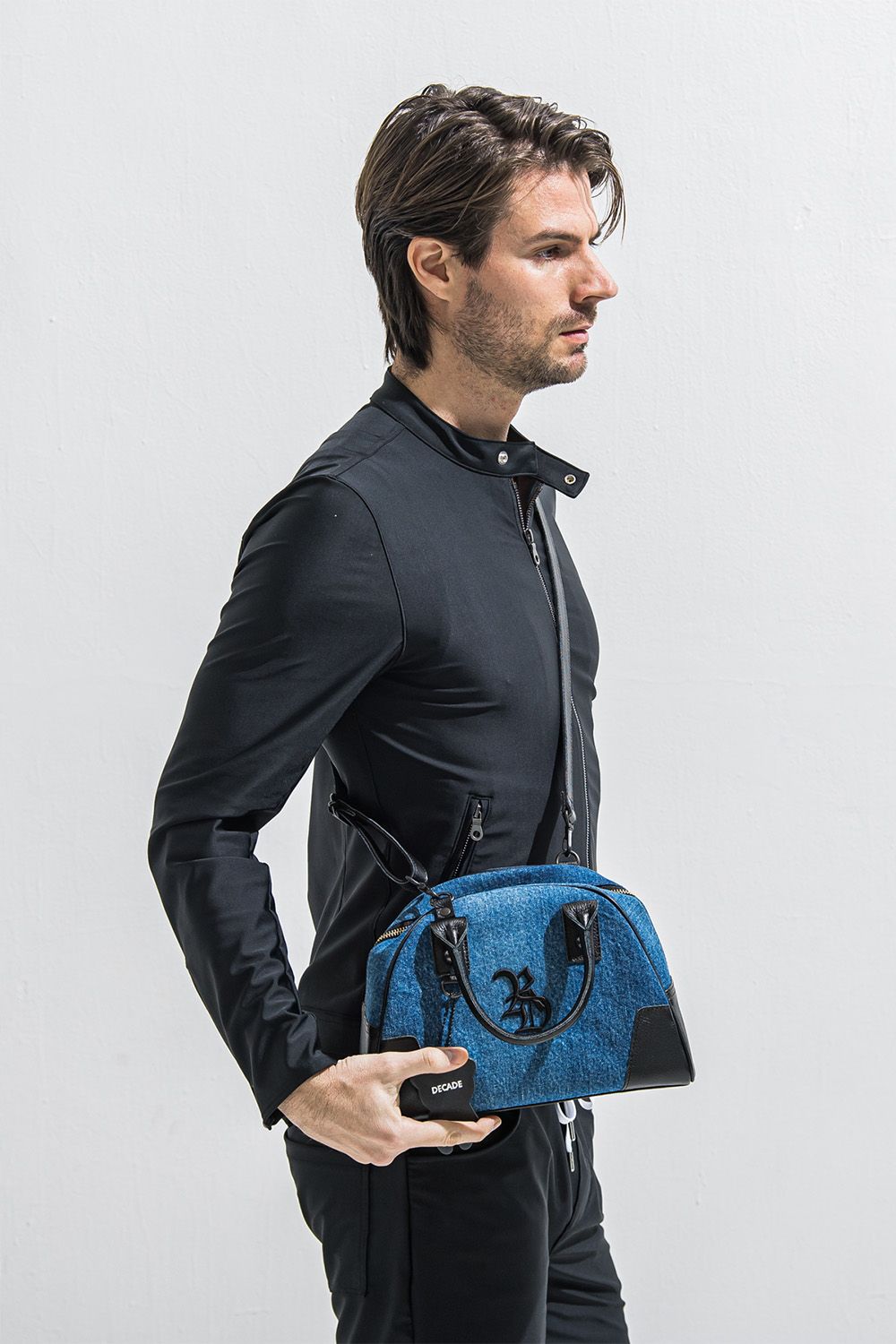 denimmini boston bag