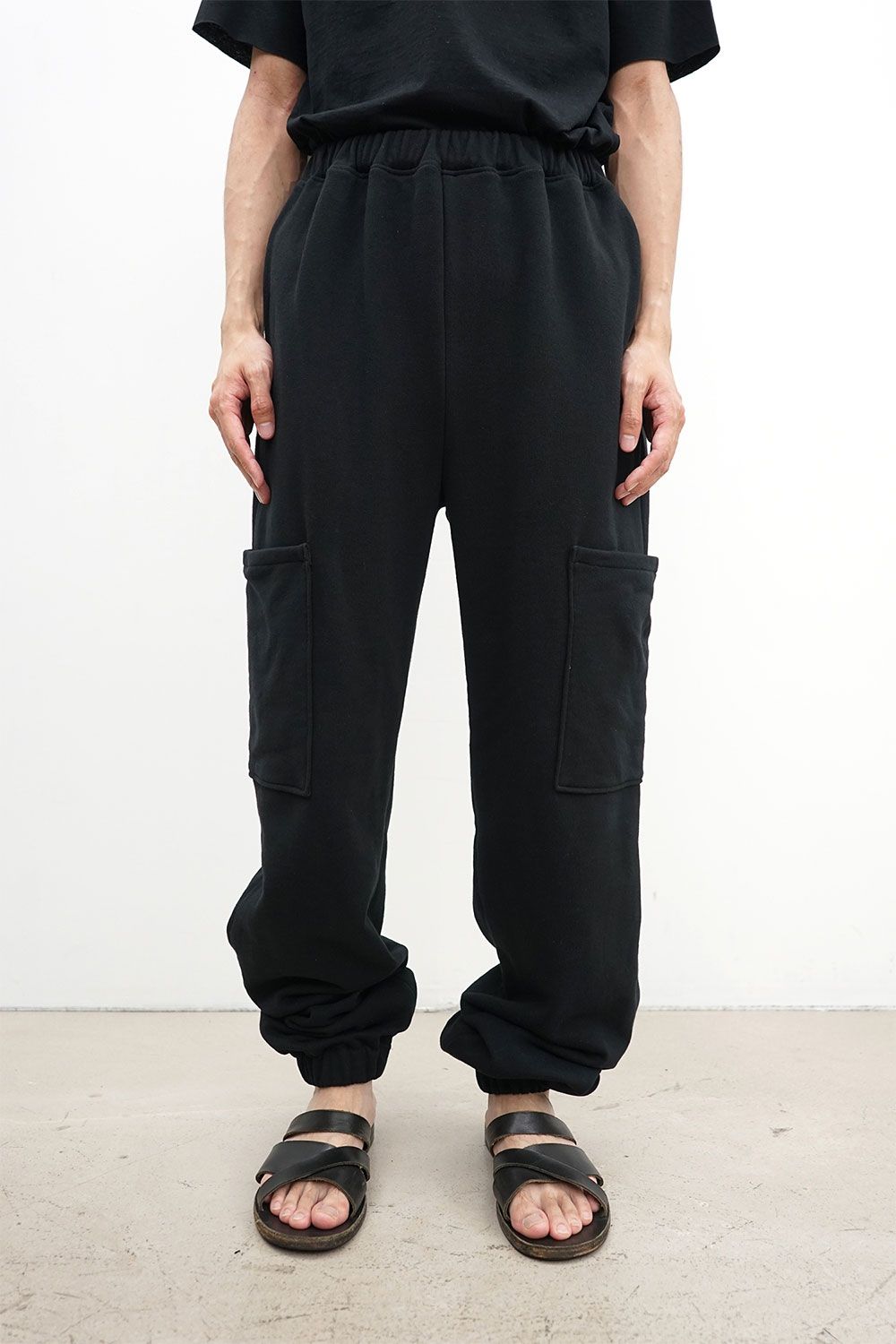 Long Easy Pants with Elastic Hem
