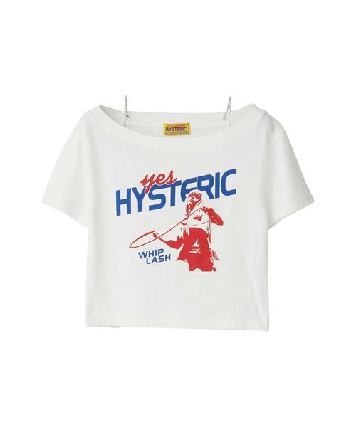 WHIP LASH ショート丈Tシャツ / ホワイト