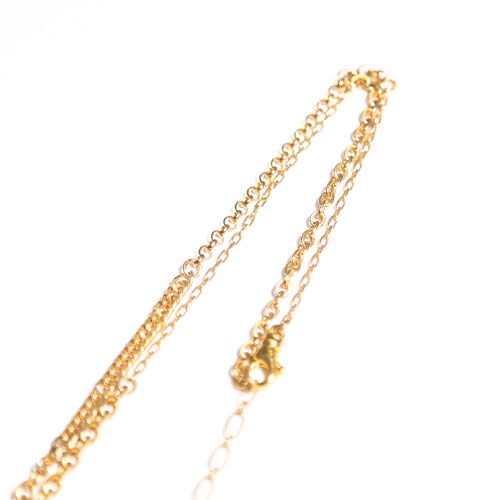ピンネックレス / B / ゴールド / PIN NECKLACE / B / GOLD