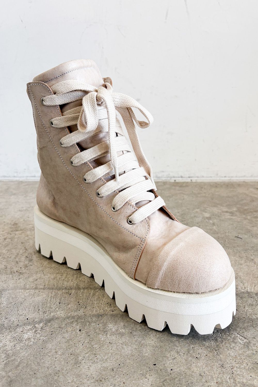 [ラスト1点 サイズ42] BOOTS / アッシュピンク×ホワイト