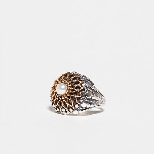Byzantine Pearl Ring / GR033