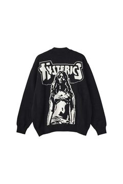 [ラスト1点 サイズXL] BAD ASS MAMA編込 カーディガン / ブラック