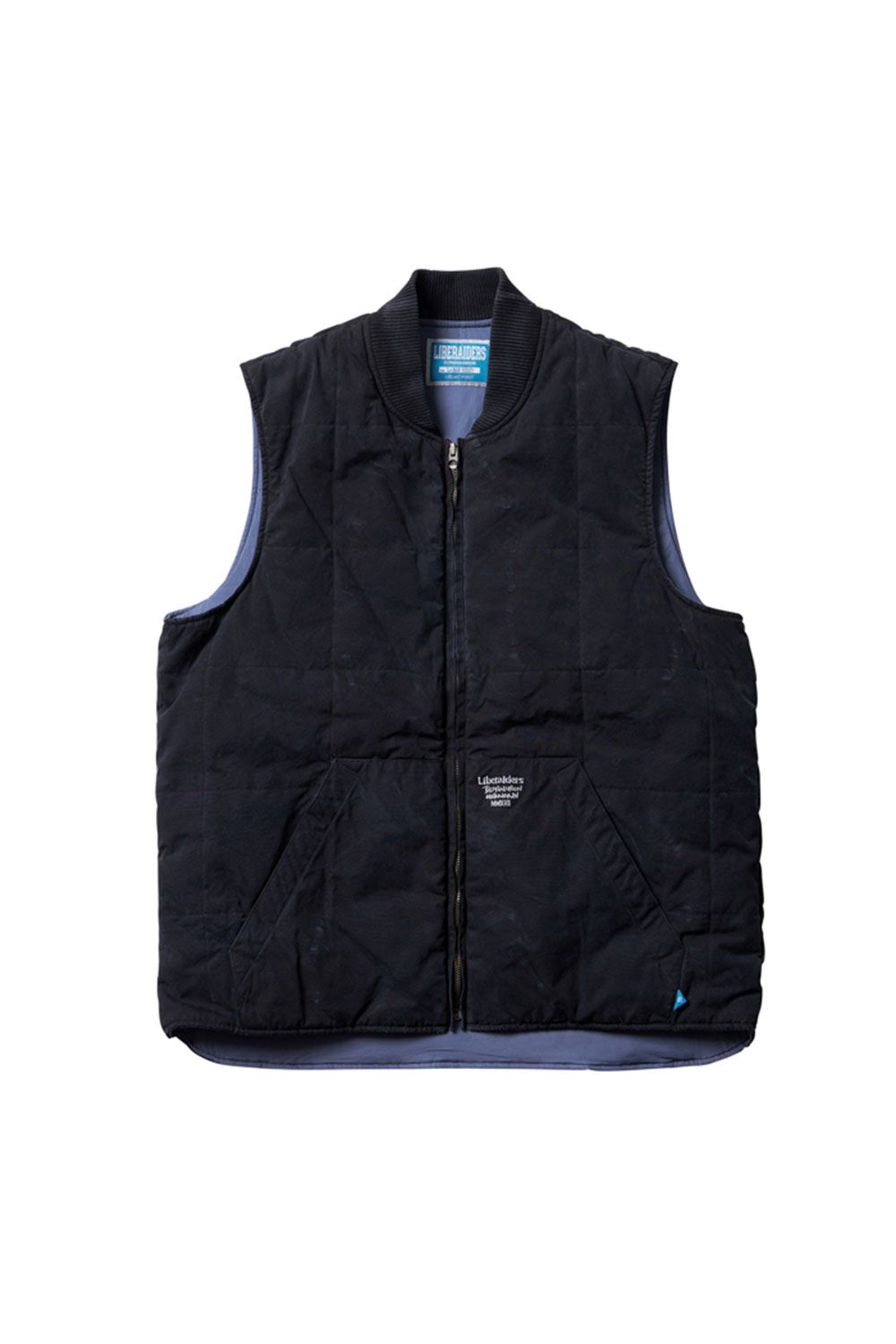 WORK QUILTED VEST / ブラック