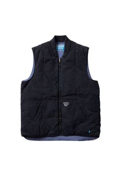 WORK QUILTED VEST / ブラック