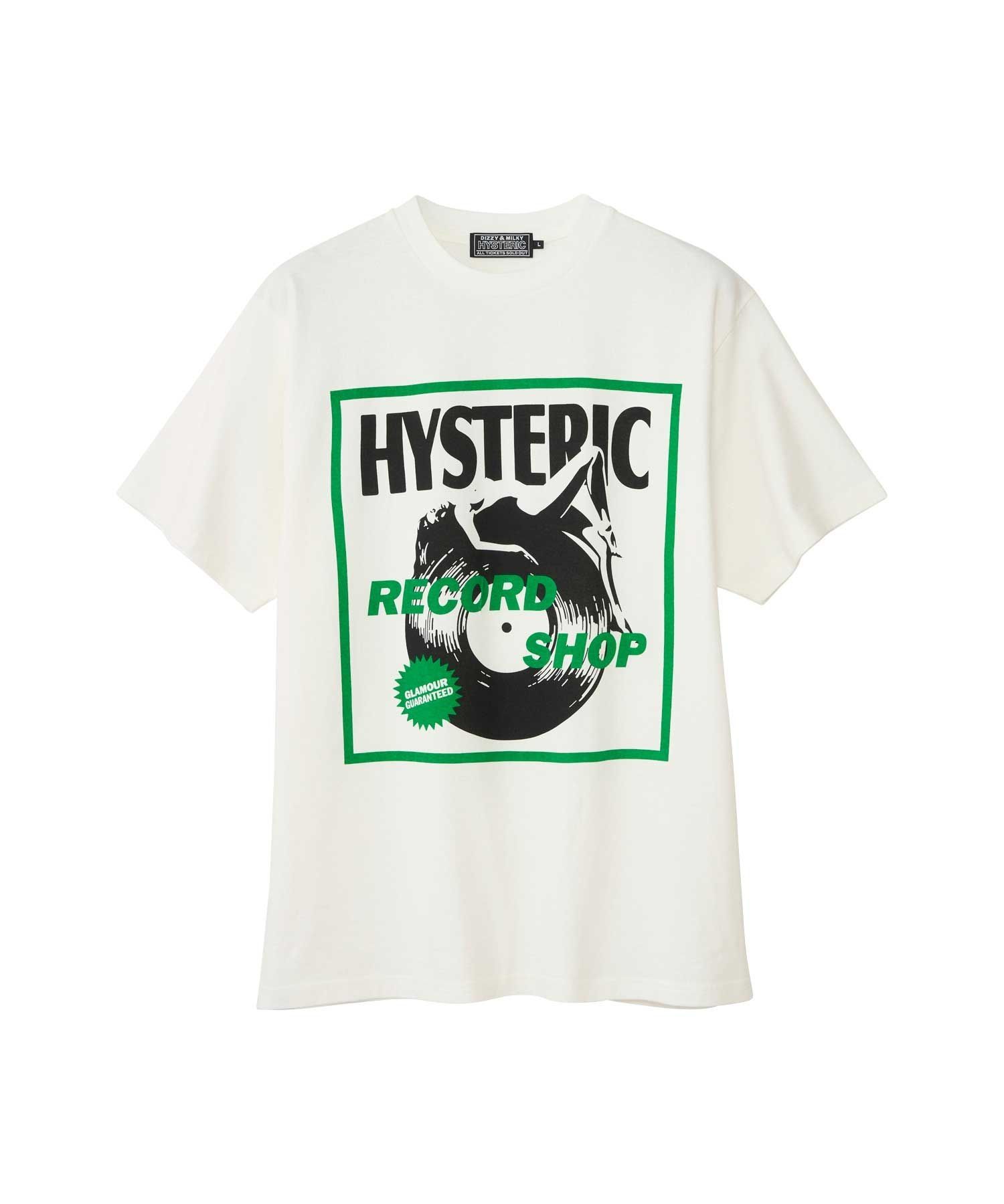 RECORD SHOP Tシャツ / ホワイト