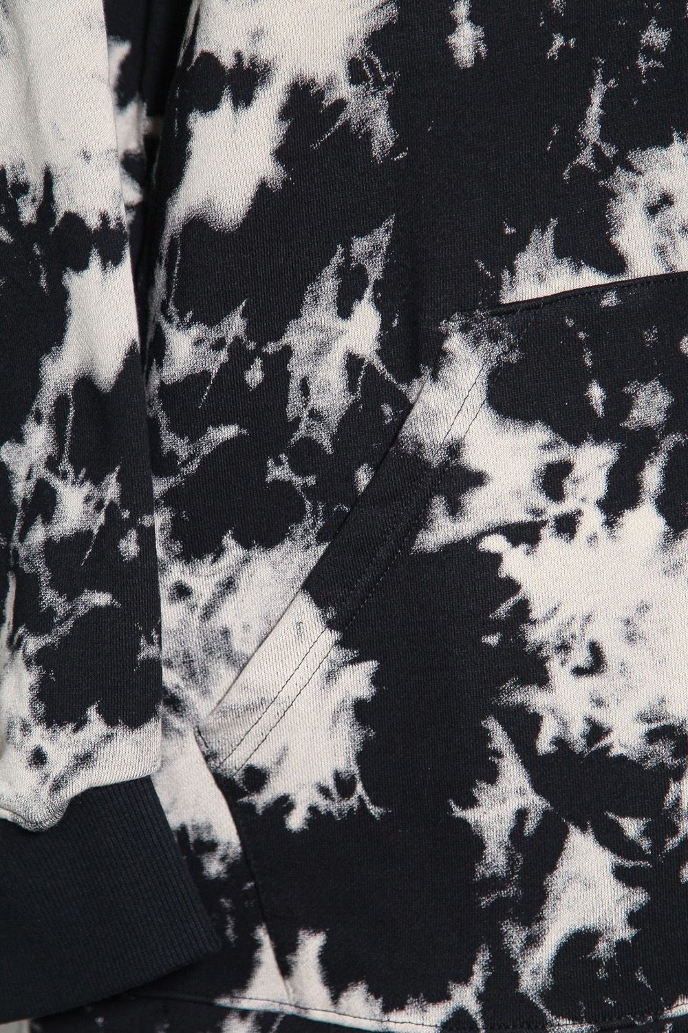 アシンメトリークルーネック / ASYMMETRY CREW NECK / ブラック×アイボリー / ag-12081-1