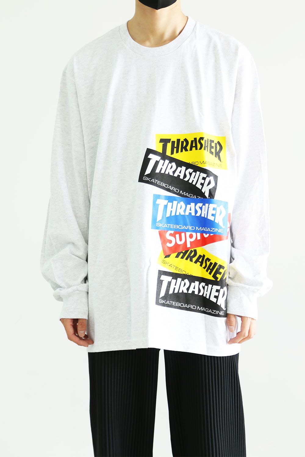 Supreme Thrasher Multi Logo L/S Tee. L