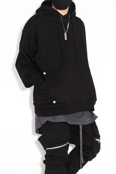Sweat Millitary Hoodie / ブラック