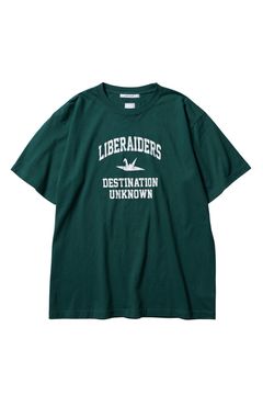 COLLEGE LOGO TEE / グリーン