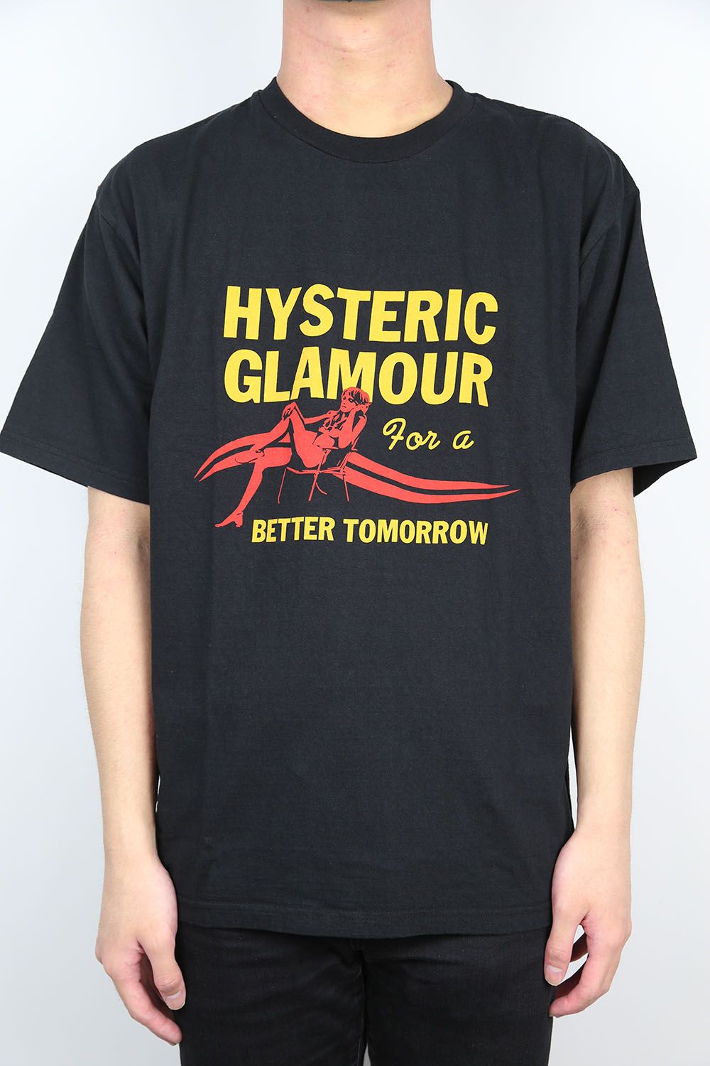 【HYSTERIC GLAMOUR 】Tシャツ HYSTERIC GLAMOUR]DENNIS MORRIS/SID AND NANCY Tシャツ/BLACK