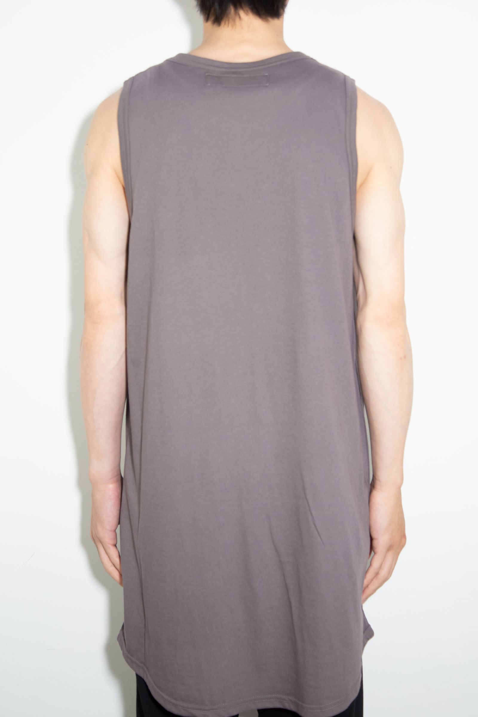 ロングタンクトップ / Long Tank Top / グレー / ag-6083-1