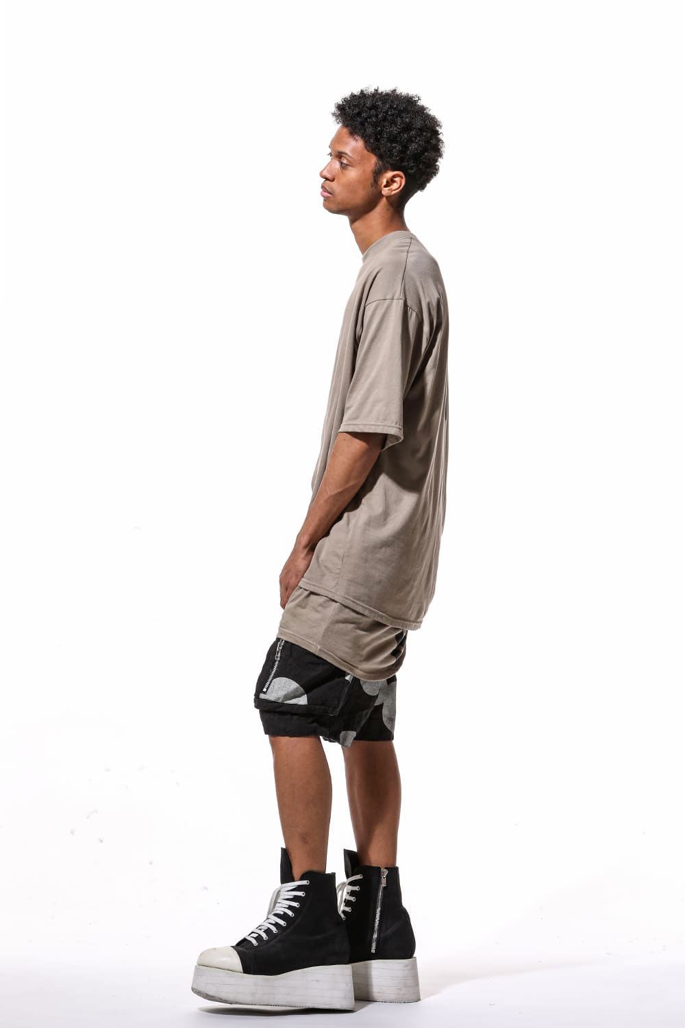 オーバーサイズプリントTシャツ / Type B Over Sized Print Tee / ブラック / ag-9070-2
