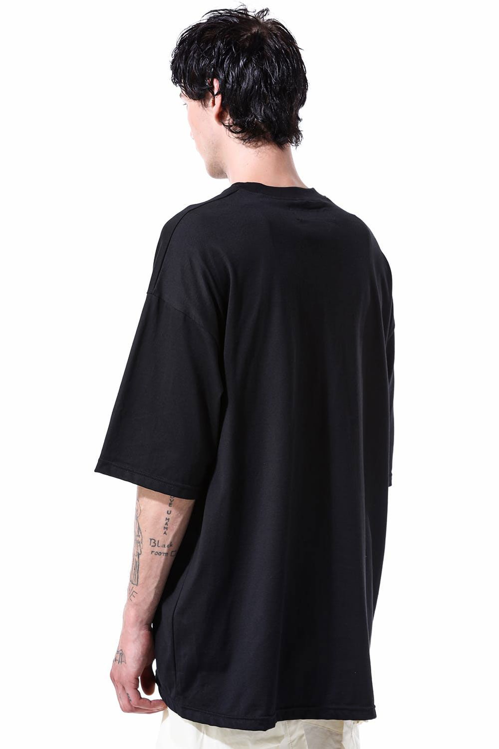 [ラスト1点 サイズ4] オーバサイズTシャツ Type A / Type A Print Tee / ブラック / ag-11111-1