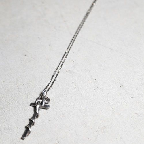 ステルスクロスネックレス / シルバー / STEALTH CROSS NECKLACE / Silver