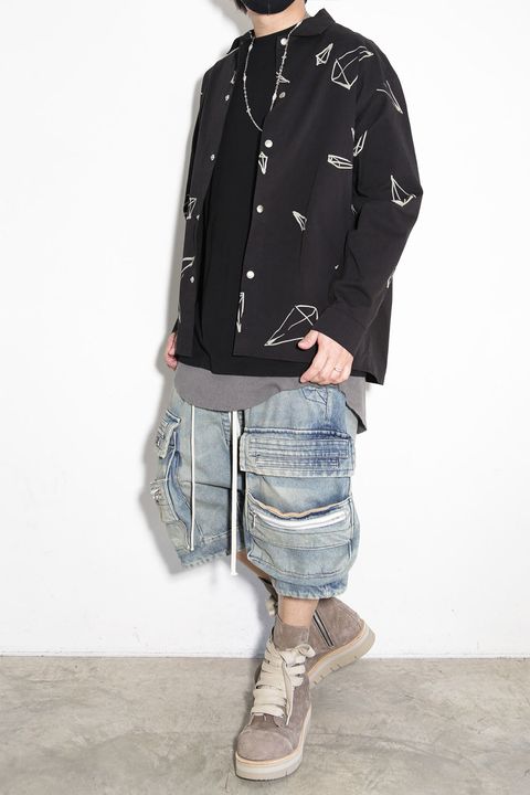 大人が履くデニムショーツ