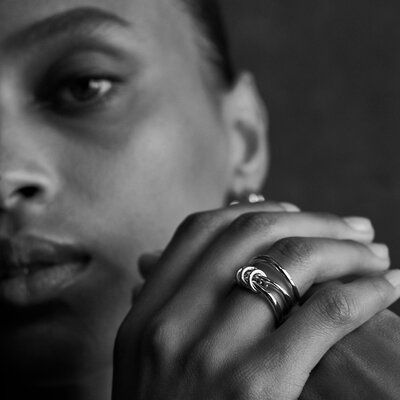 Grace Plus Triple Ring / シルバー