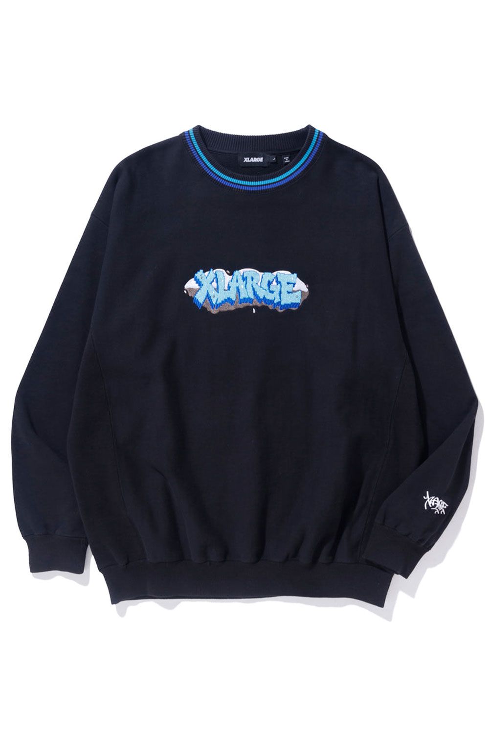 XLARGE - GRAFFITI CREWNECK SWEAT / グリーン | Tempt