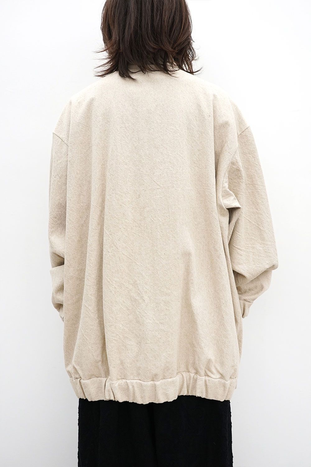 Oversized Zip-Up Blouson / ナチュラル