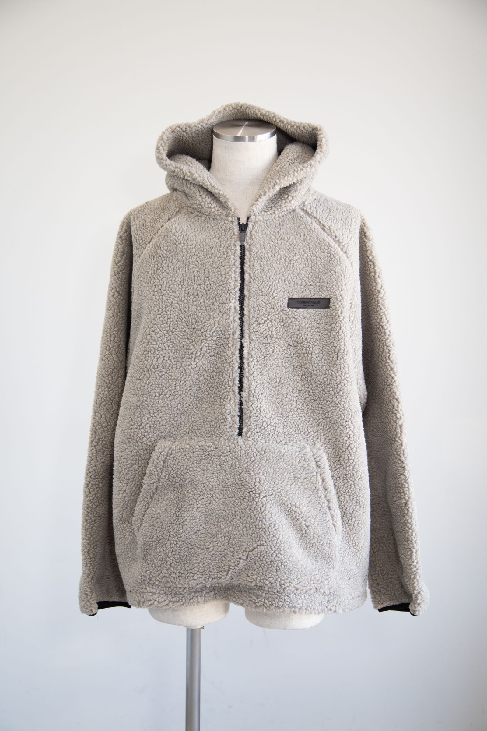 色移り有り ☆送料込み☆Essentials FLEECE HALF ZIP HOODIE - deahan