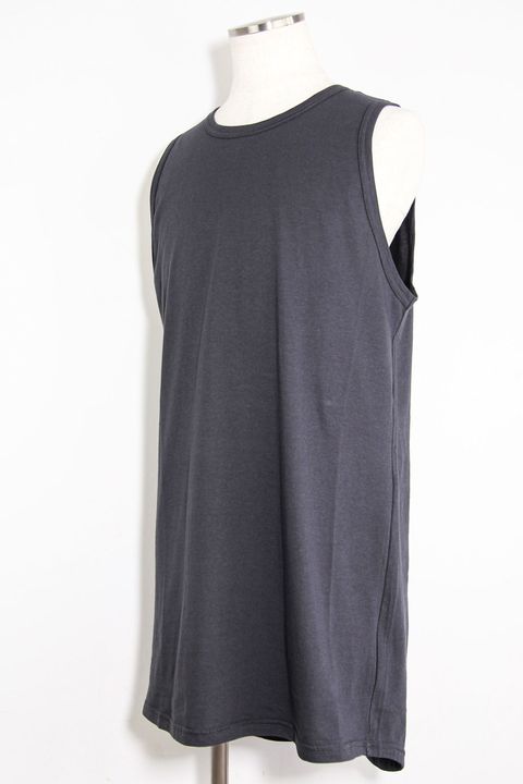 ロングタンクトップ / Long Tank Top / ダークグレー / ag-6083-1