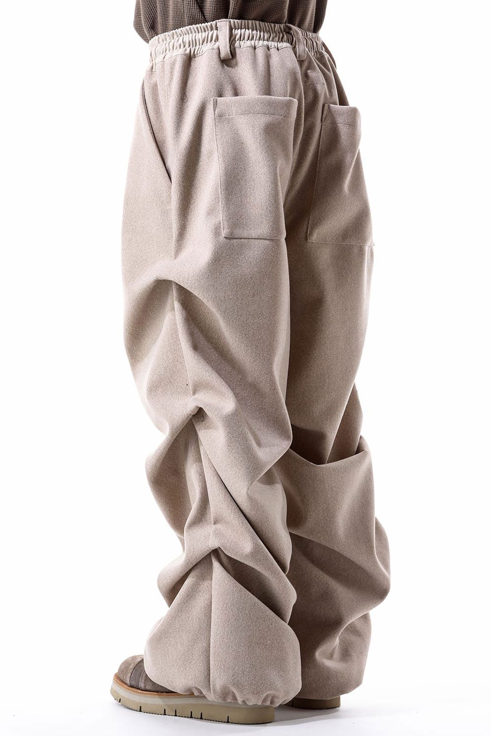 タックワイドパンツ / Tuck Wide Pants / ベージュ / ag-10080-1