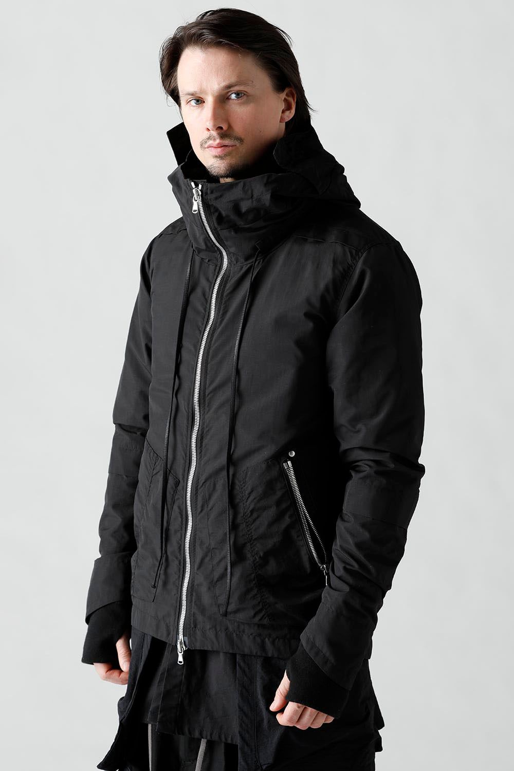 Nylon Hoodie Blouson / ブラック