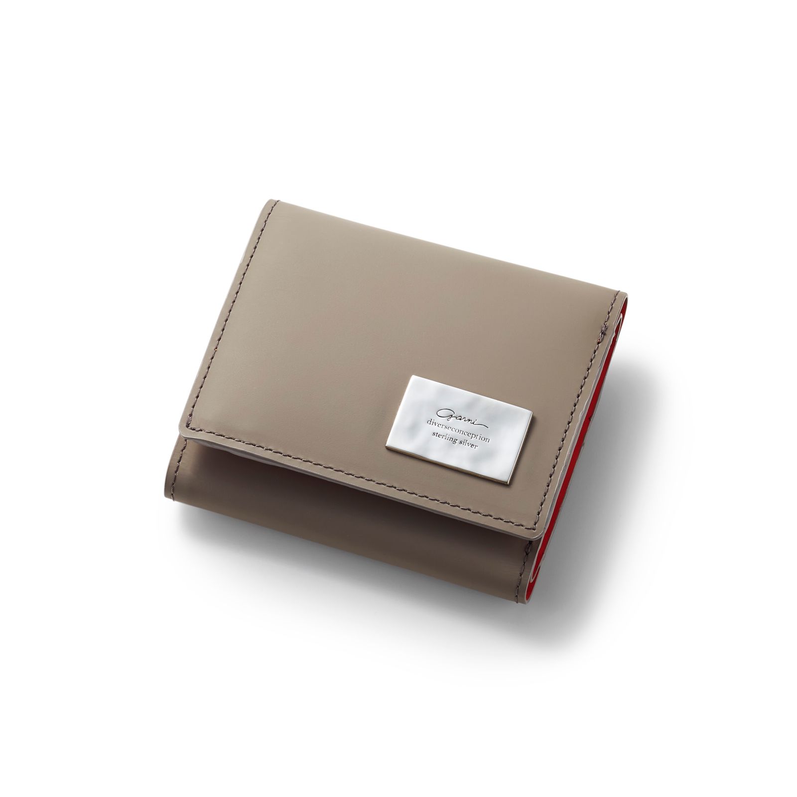 Rubber Mini Three Fold Wallet / グレー