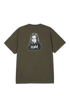 FACE S/S TEE / オリーブ