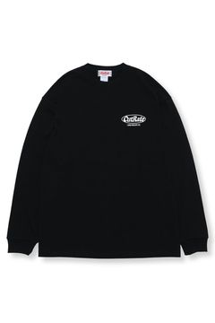 CUTRATE LOGO EMBROIDERY L/S TEE / ブラック