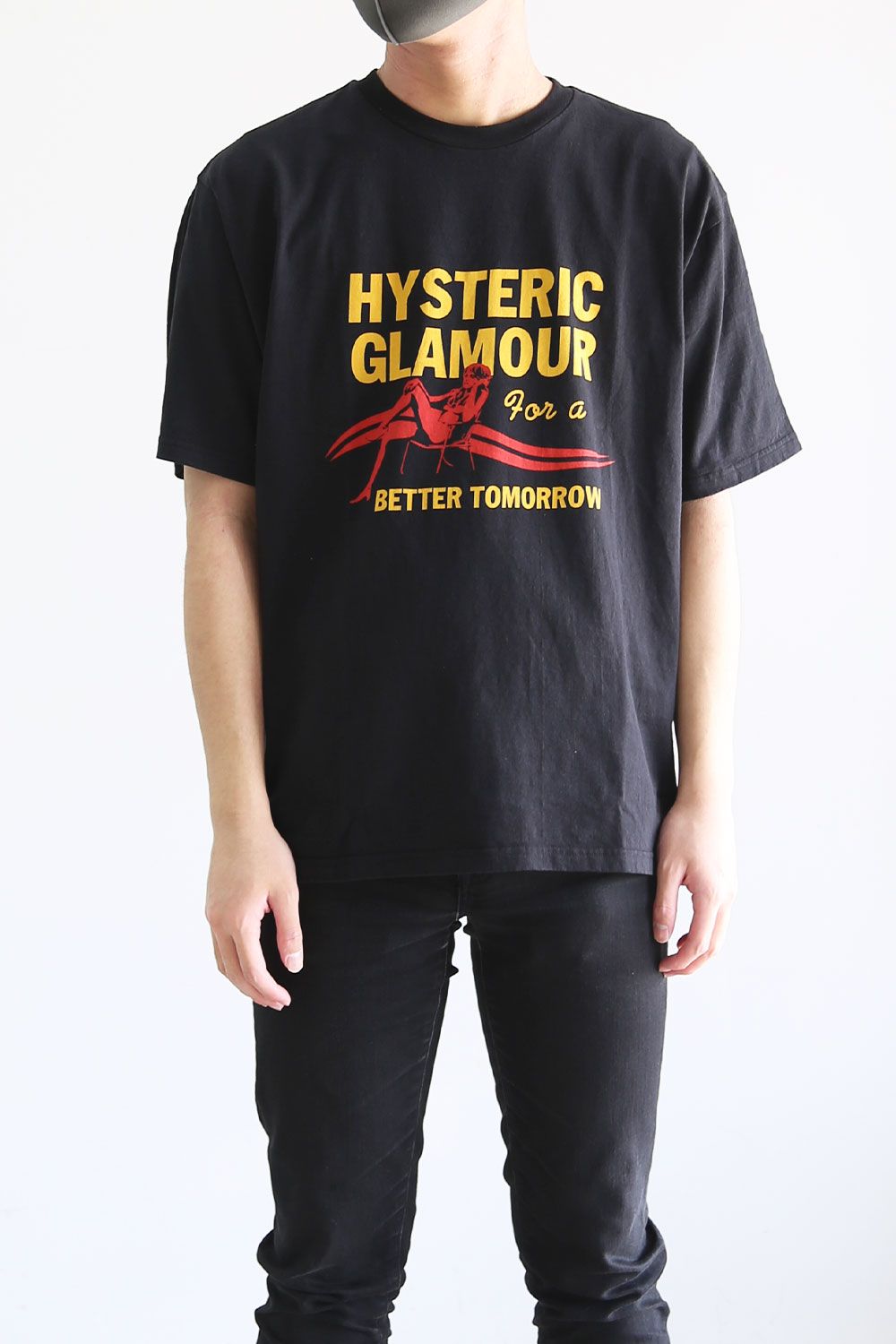 HYSTERIC GLAMOUR - BETTER TOMORROW Tシャツ / ブラック | Tempt