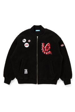 [ラスト1点 サイズL] 【ICECREAM】 BOA ZIP UP RUNNING DOG / ブラック