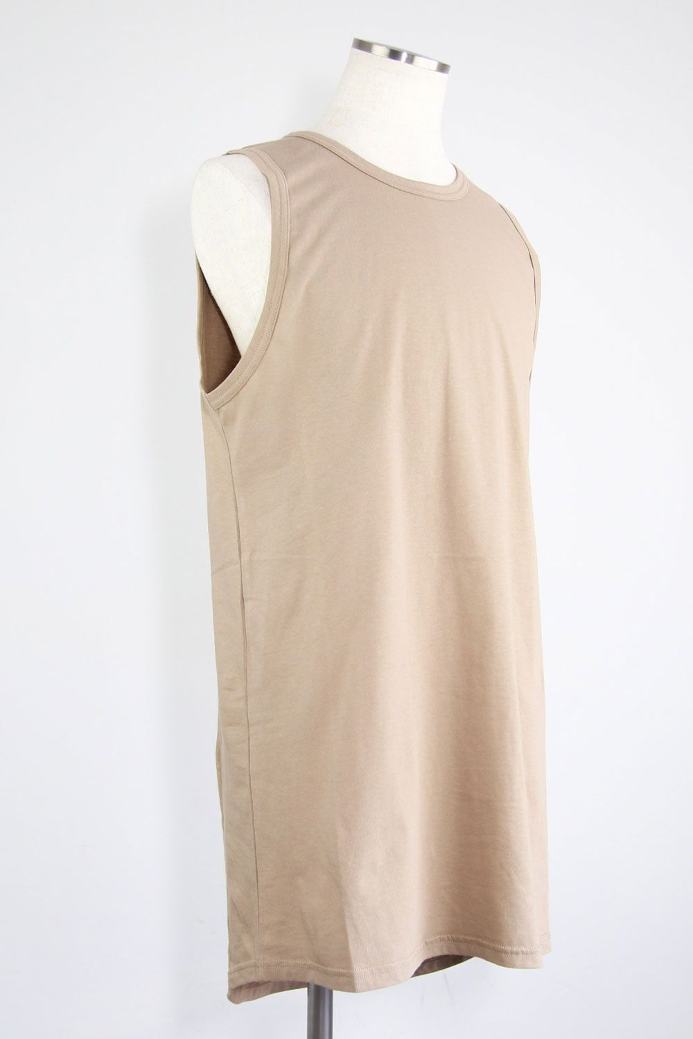 ロングタンクトップ / Long Tank Top / ベージュ / ag-6083-1