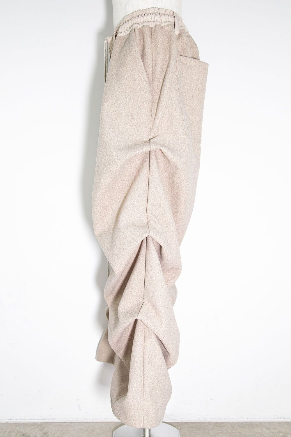 タックワイドパンツ / Tuck Wide Pants / ベージュ / ag-10080-1