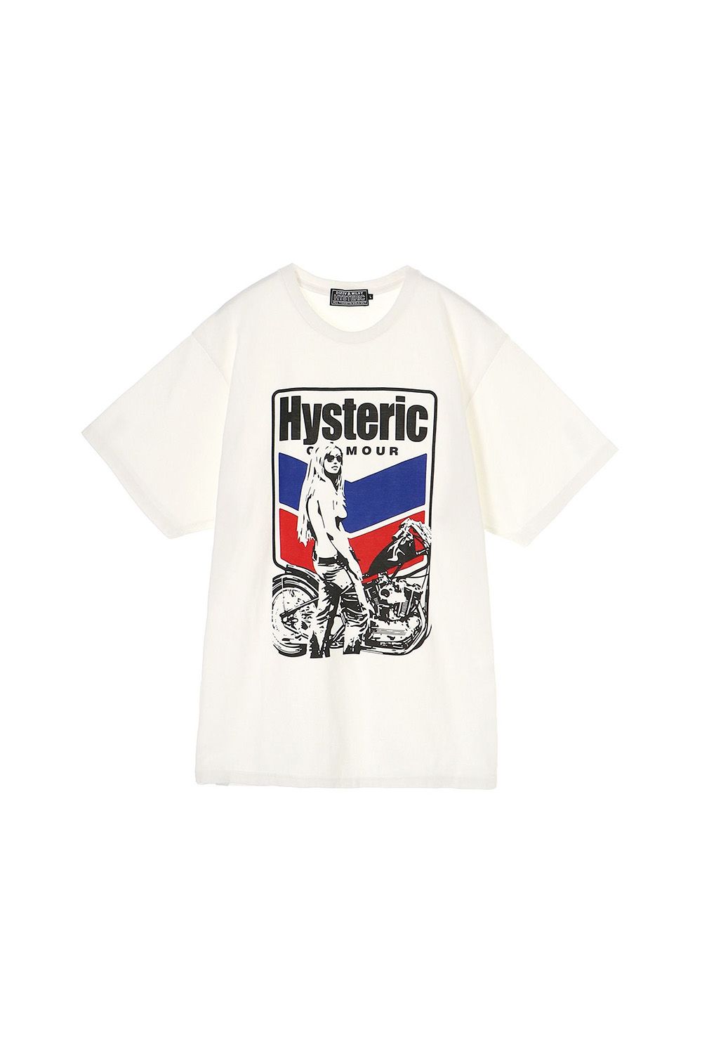 MOTORCYCLE GIRL Tシャツ / ホワイト