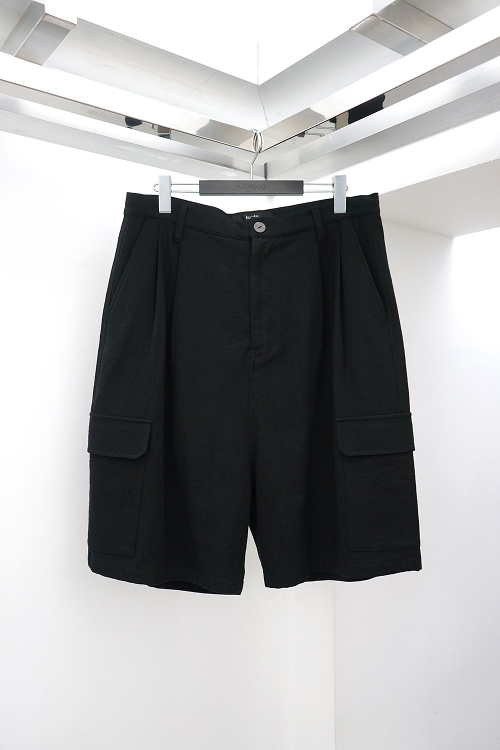 Cargo Drop-Crotch Shorts
