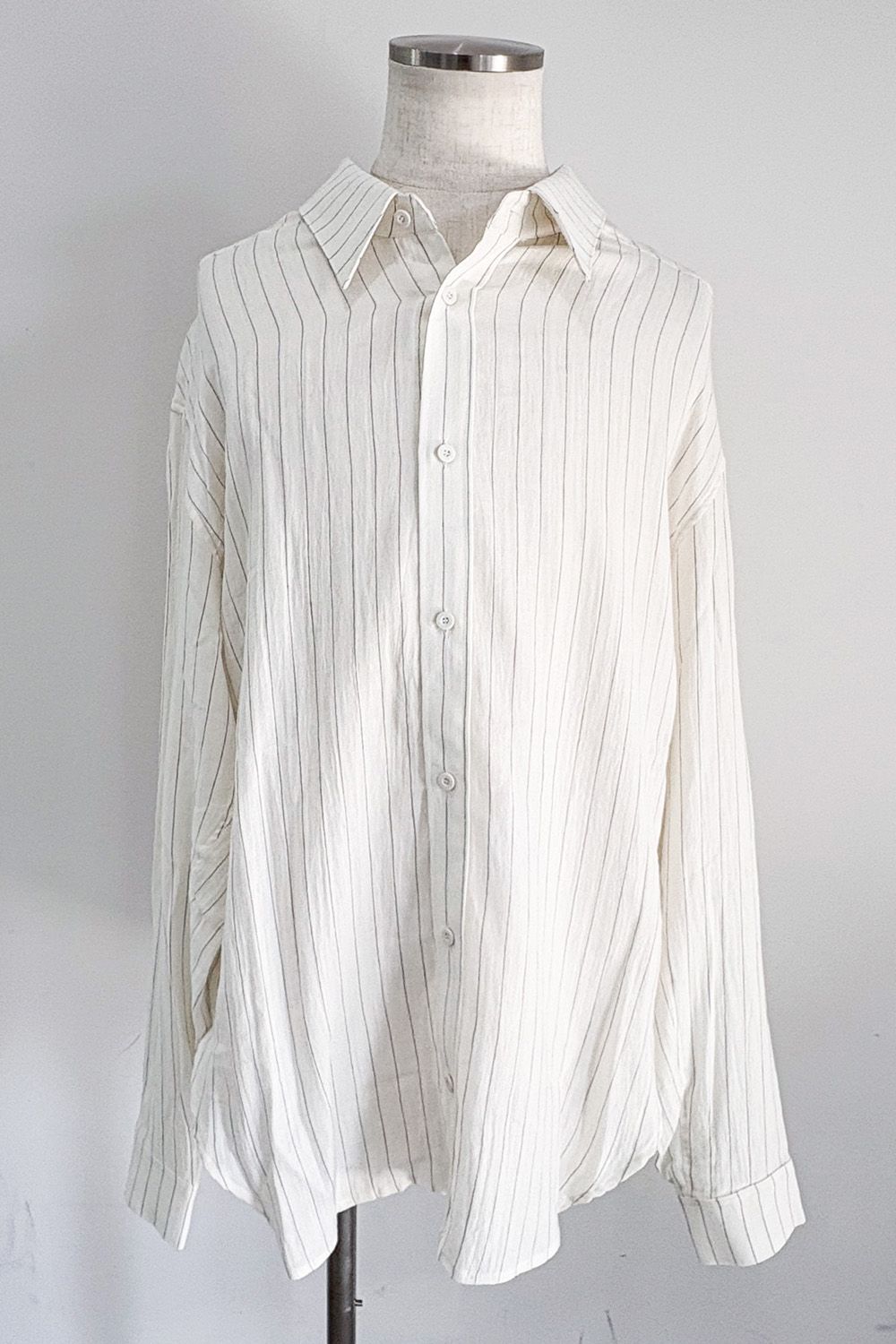 BACK FACE SHIRT / ホワイトストライプ