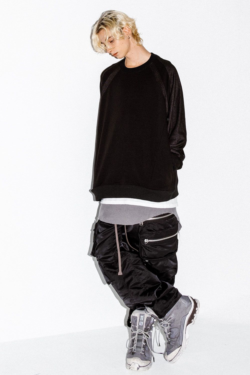 Bomber Heat Crew Neck Pullover / ブラック