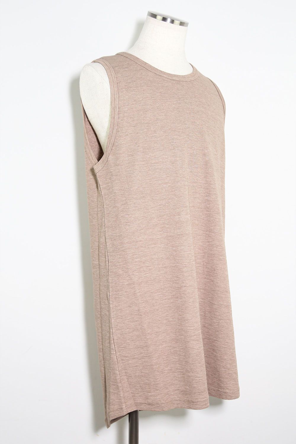 サーフニットロングタンクトップ / Surf Knit Long Tank Top / ベージュ / ag-6083-4