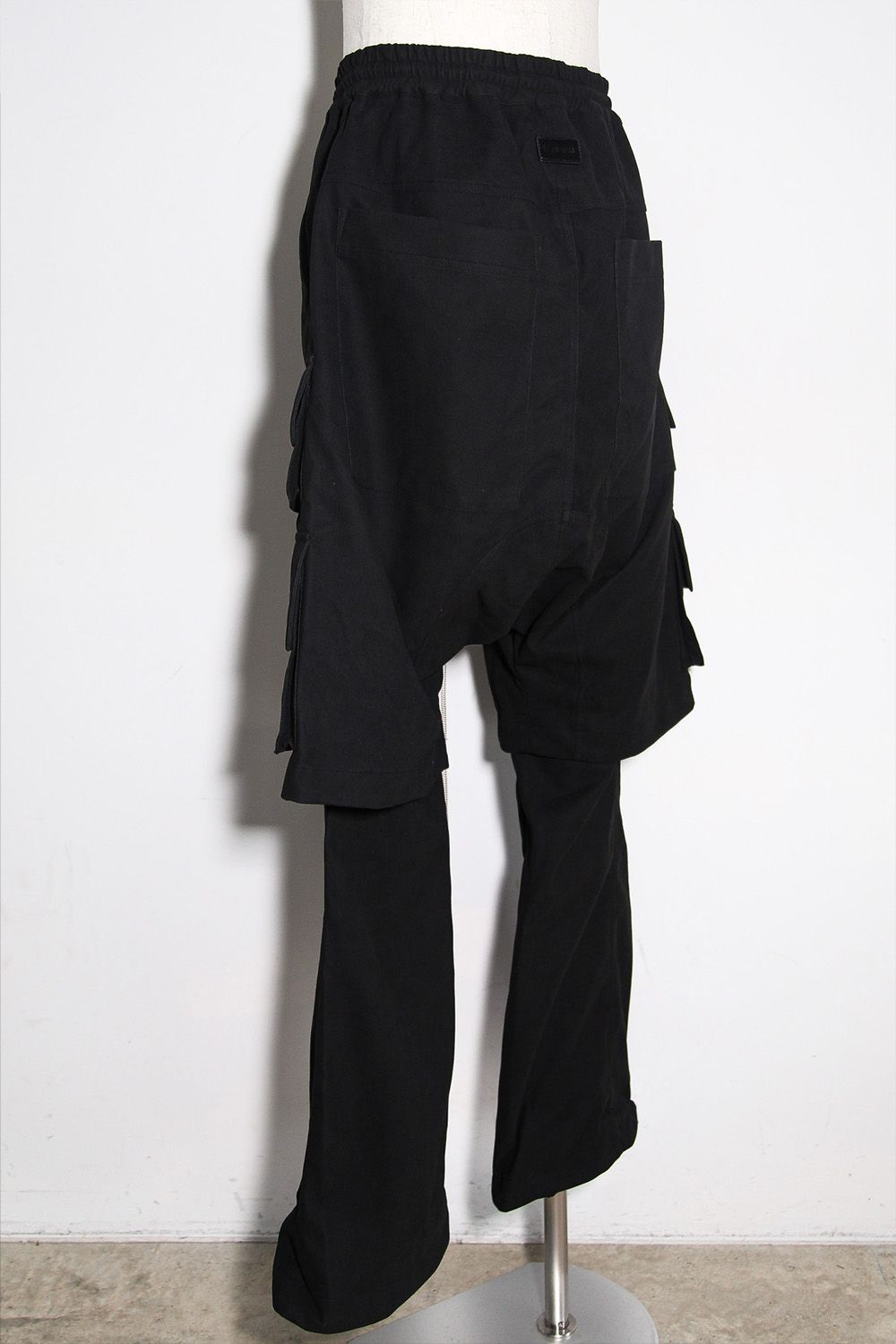 レイヤードブーツカットパンツ / LAYEDER BOOTS CUT / ブラック / ag-12009